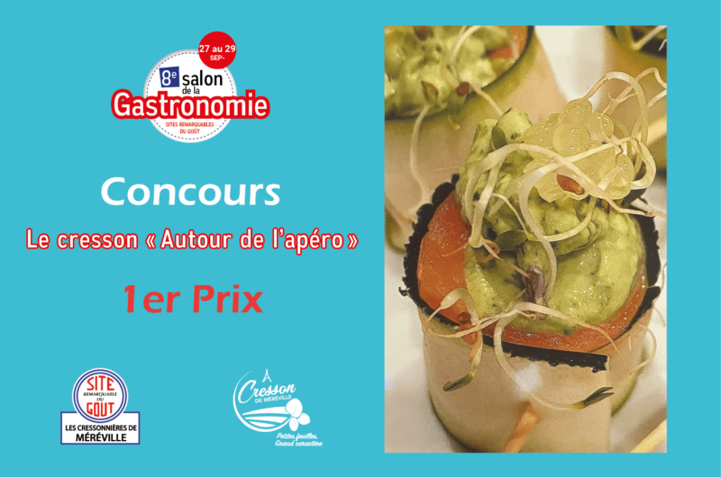 Tapas Courgettes à la crème de cresson et truite fumée