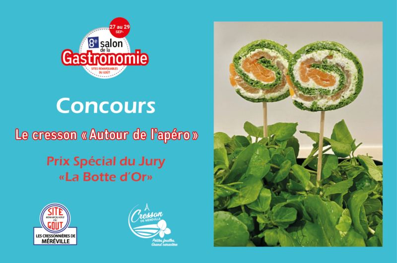 Tapas Sucettes au Cresson et Truite Fumée